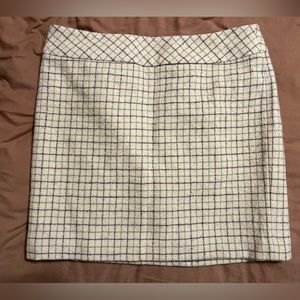 LL Bean Mini Plaid Skirt Size 8